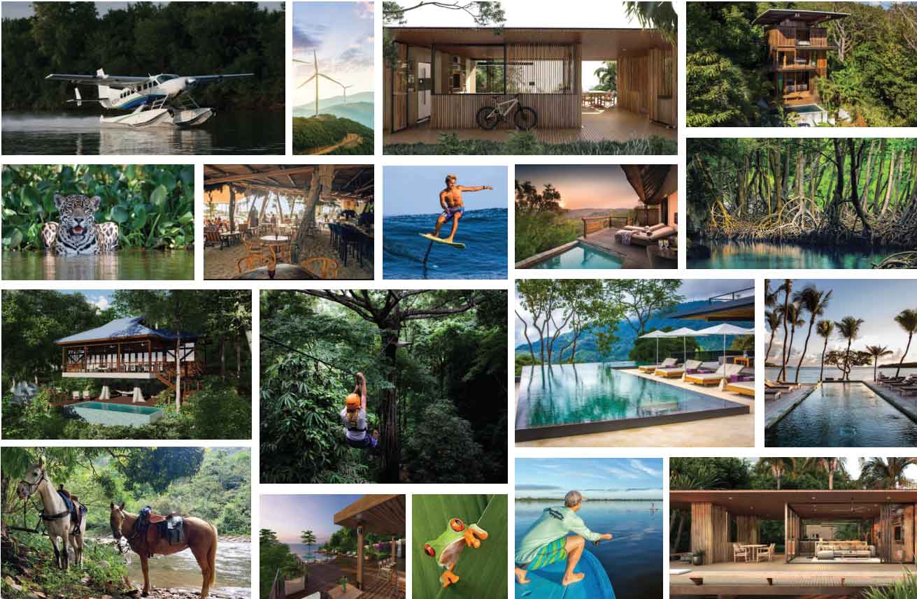 Playa Belen eco resort & marina amenities image collage